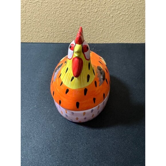 Pfaltzgraff The Secrets Of Pistoulet By Jane Kolpen Chicken Trinket, Relish Dish - Picture 4 of 9